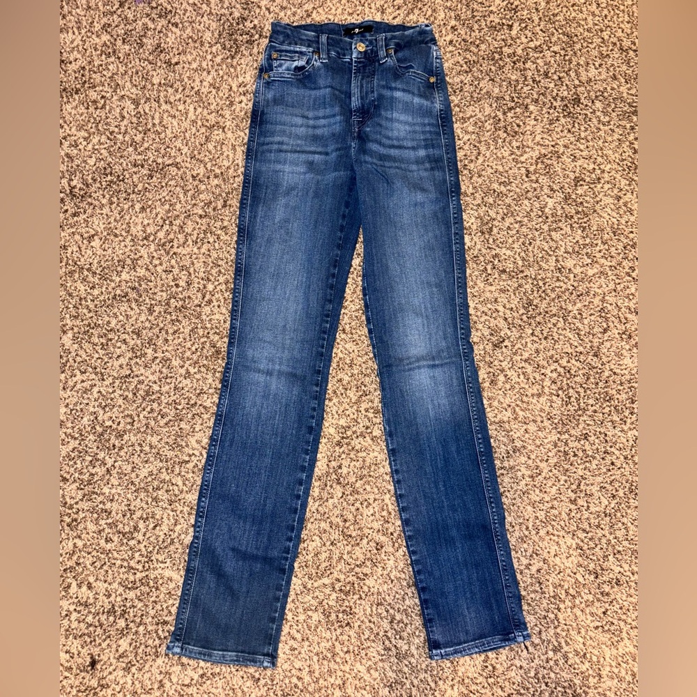 High Rise Straight Leg Jeans